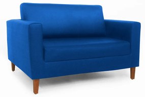 Namoradeira Decorativa Gabriela Suede Azul Royal