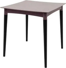 Mesa Tramontina Diana Camurça 70cm em Polipropileno com Pés de Madeira