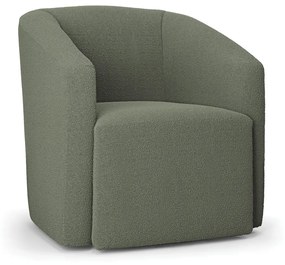Poltrona Decorativa Orgânica Stella Max Bouclê D03 - D'Rossi - Pistache