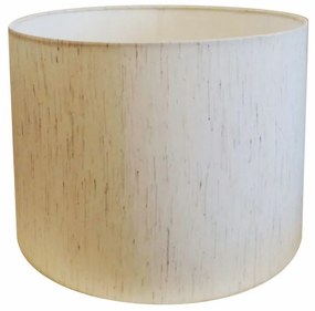 Cúpula em tecido cilíndrica abajur luminária cp-4099 40x25cm linho bege
