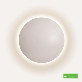 Arandela Eclipse Ø29X09Cm Led 15W - Usina 239/30 Led (MR-T - Marrom Texturizado, 4000k)