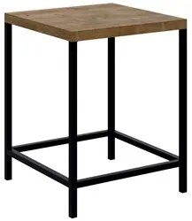 Kit 2 Banquetas Decorativas Baixas Estilo Industrial Steel Quadra 2781