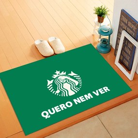 Tapete de Porta, Quero Nem Ver - 40x60cm
