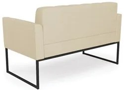 Sofá Namoradeira e 2 Poltronas Base Industrial Preto Ana Veludo Luxo O