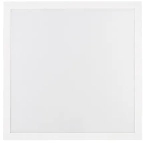 Plafon Led Embutir Quadrado 40W Branco Luz Amarela