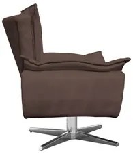 Kit 2 Poltronas Decorativas Sala de Estar Base Giratória Cromada Opla
