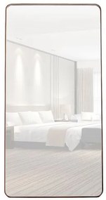 Espelho Dakota Retangular Moldura Nogueira 100x200cm - 77509 Sun House