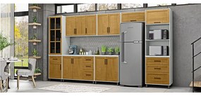 Conjunto Cozinha Cristal 3 Finestra Móveis