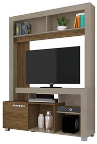 Estante de TV 50 Pol 136cm Sala de Estar Mervan M20 - D'Rossi - Fendi e Naturale