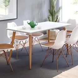 Mesa De Jantar Retangular 160cm 6 Lugares Veneza Plus C14 Branco - Mpo