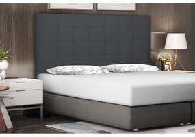 Cabeceira Cama Box Casal Queen 160cm Verona Suede Cinza - Sheep Estofados - Cinza