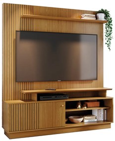 Estante de TV 65 Pol 160cm Sala de Estar Quirel M20 - D'Rossi - Cumaru