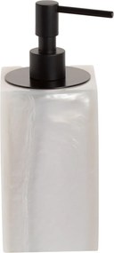 Porta Sabonete Líquido Resina Madrepérola - Black Matte