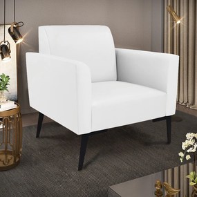 Kit 2 Poltronas Pés Villach Marisa Corino - Branco