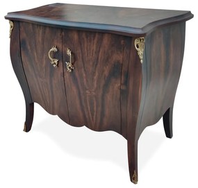 Cômoda Ravena com Portas Madeira Maciça Marchetaria Design Clássico