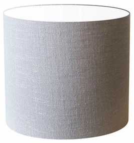 Cúpula Abajur Cilíndrica Cp-7009 Ø25x20cm Rustico Cinza