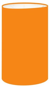 Cúpula Abajur Cilíndrica Cp-7002 Ø13x30cm Laranja