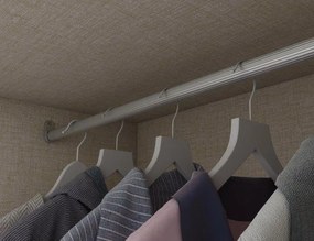 Guarda Roupa Cravo 4 Portas Com Cama Solteiro Embutida Rústico