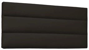 Painel La Italiana Para Cama Box King 195 cm Corino S04 - D'Rossi - Marrom