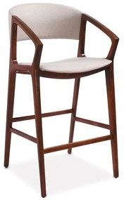 Banqueta com Braço Camilly Estofada Estrutura Madeira Liptus Design Sustentável