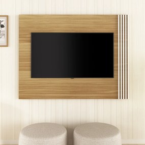 Painel Home para TV até 42 Sala de Estar PL3004 Natural/Off White G69 - Gran Belo
