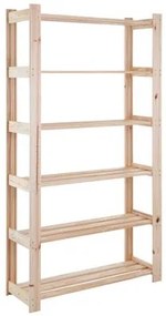 Estante para Livros 90 x 171 cm com 6 Prateleiras Modulare Natural Tramontina