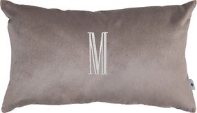 Almofada Monograma Delicata Bordado - Camurça  Camurça