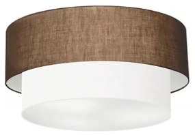 Plafon Para Banheiro Cilíndrico SB-3017 Cúpula Cor Café Branco