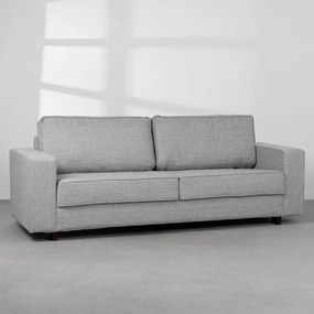 Sofá Flip Silver Trama Larga Cinza Mesclado