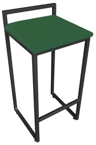 BANQUETA ALTA LAVINIA SUEDE VERDE BASE P