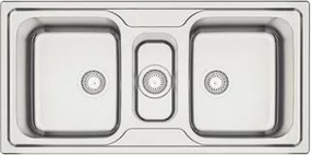 Cuba de Sobrepor Tramontina Marea Deep 100x50cm Aço Inox Escovado Outlet