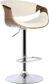 Banqueta Nicole Disco Linho Creme