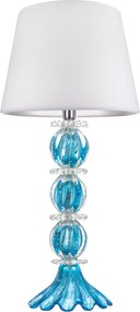 Abajur Murano Elysees - Azul Aquamarine Azul Aquamarine
