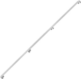 Base Refletora Alumínio Branco Para Perfil New Fit40 2m