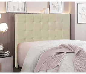Cabeceira Estofada Polônia 195cm King Size Veludo - ADJ Decor