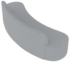 Sofá 4 Lugares para Sala de Estar Living 260cm Koane D06 Linho Cinza C