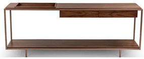 Aparador David Nogueira Base Metalizado Bronze 200cm - 78932 Sun house