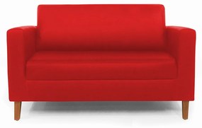 Conjunto Namoradeira + 2 Poltrona Gabriela Courino Vermelho