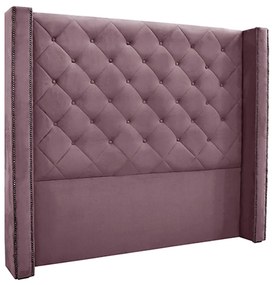 Cabeceira Decorativa King Size 2,19M Loewe Veludo Uva G63 - Gran Belo