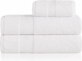 Kit 3 Pçs Toalhas Karsten 100% Algodão Santi - Branco Branco