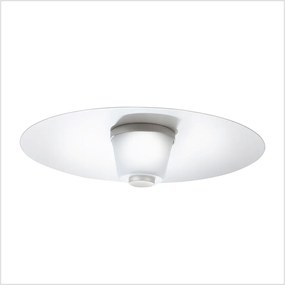 Arandela Eclisse Ø40X12Cm Metal Alumínio E Vidro 01Xled 9W 2700K - Old... (LUNA / ROSE FOSCO)