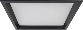 Plafon Led Embutir Quadrado Preto 28w 120° 3000k Deep