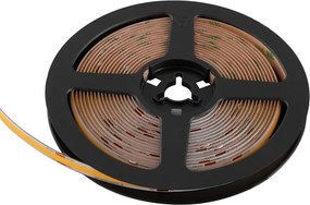 Fita De Led Cob 12w Por Metro 24v 3000k 5m Irc90 Ribbon