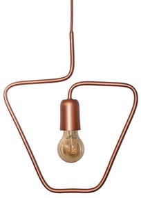Pendente Lira 30,5X11,7X36Cm 1Xe27 Alumínio - Usina 25010/1 (AO-F - Azul Oceano Fosco)