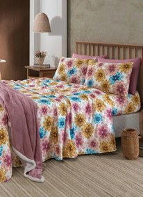 Jogo de Cama Floral Casal 4 Peças
