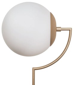 Abajur Allen 20X25,6X42Cm 1Xe27 Alumínio E Globo Ø20Cm - Usina 25007/2... (FN-F - Fendi Fosco, AMBAR)