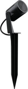 Espeto Led Aluminio Preto 11,5W 700Lm Ip67 3000K S.Ground