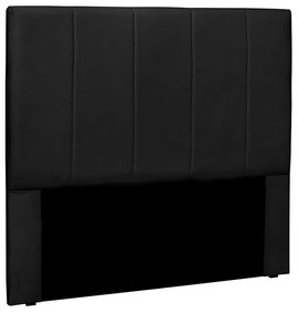Cabeceira Arizona Para Cama Box Casal 140 cm Corino Preto - D'Rossi