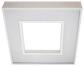 Plafon Belize 48X48Cm Led 36,8W Bivolt | Usina 19010/48 (CB-M - Cobre Metálico, 3000k)