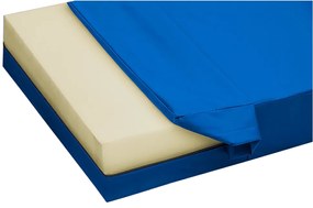 Capa Para Colchão Solteiro Hospitalar Impermeável Azul Com Ziper - 0.8...
